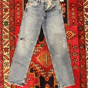 NWT Agolde Light Blue Straight Leg Jeans